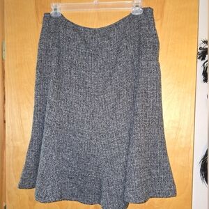 dressbarn Charcoal A-Line Skirt